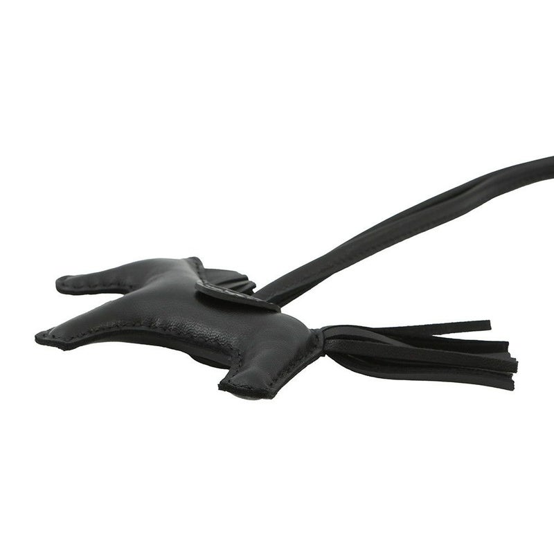 エルメス バッグチャーム ロデオ PM タッチ ブラック ラムスキン/アリゲータマット Z刻印 黒