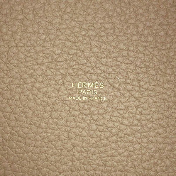 エルメス ハンドバッグ ピコタンロックPM ベージュマルファ/ゴールド金具 トリヨンクレマンス W刻印