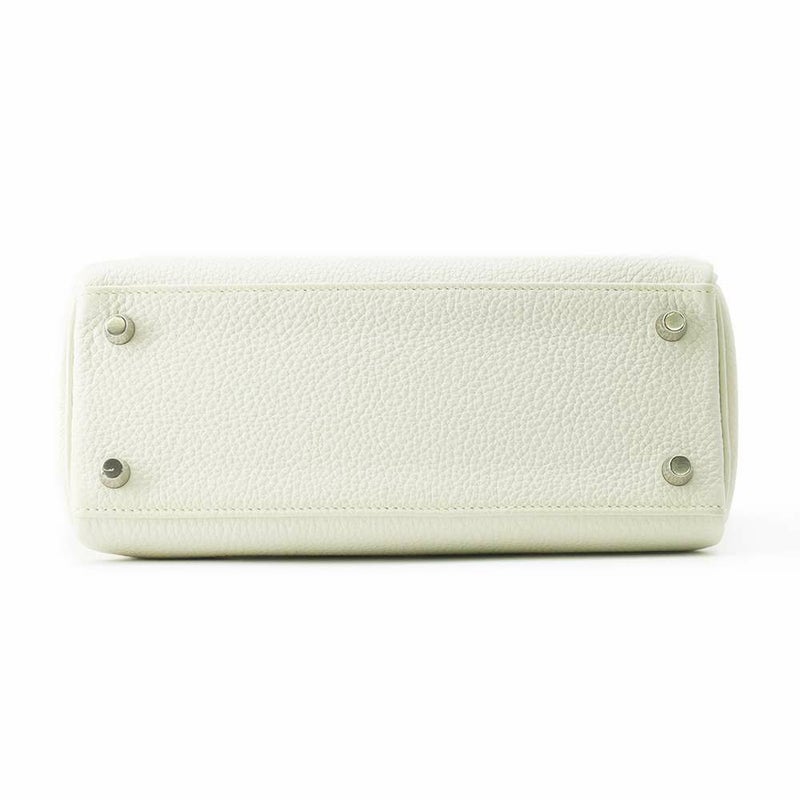 エルメス ハンドバッグ ケリー25 内縫い マッシュルーム/シルバー金具 トゴ B刻印 2wayショルダー