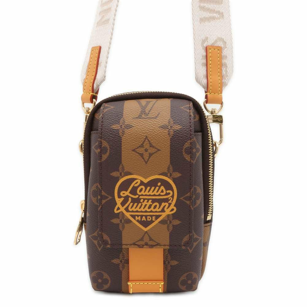 ルイヴィトン ショルダーバッグ モノグラム ダブル フォン ポーチ LV