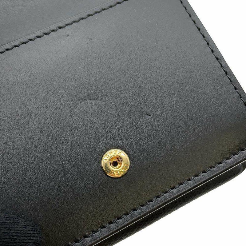 フェンディ 三つ折り財布 FFダイヤモンド レザー 8M0480 FENDI 財布 黒