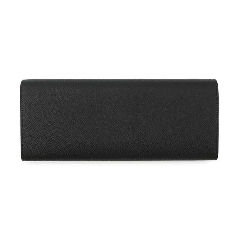 エルメス 長財布 シェーヌダンクル マイヨン トゥーゴー ブラック/ブラック金具 エプソン W刻印 エルメス 財布 黒