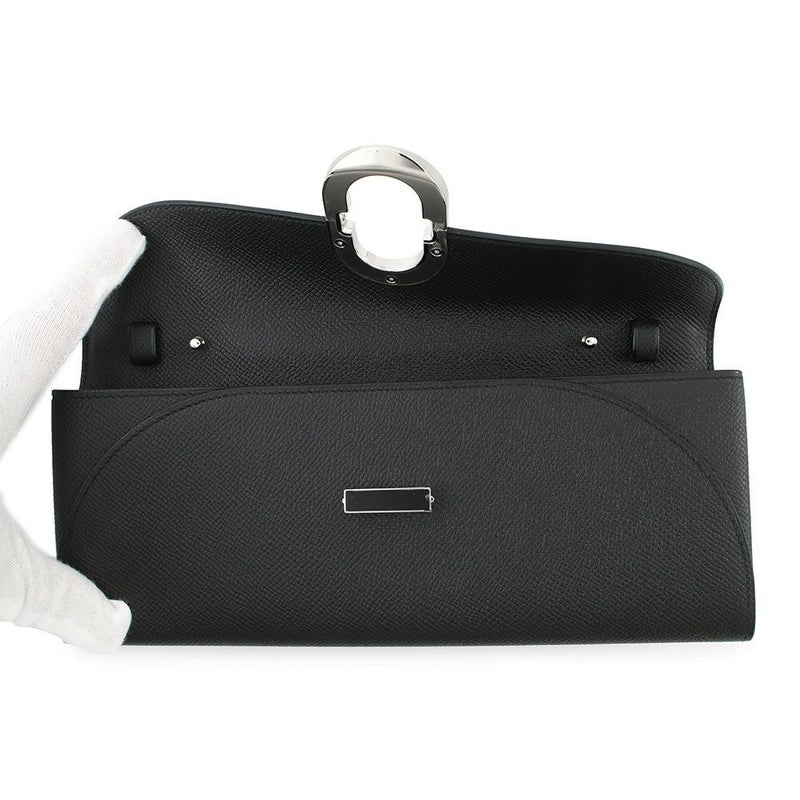 エルメス 長財布 シェーヌダンクル マイヨン トゥーゴー ブラック/ブラック金具 エプソン W刻印 エルメス 財布 黒