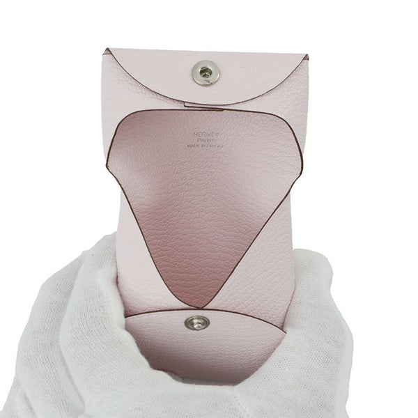エルメス コインケース バスティア ローズダーリン シェブルミゾル W刻印 HERMES 小銭入れ
