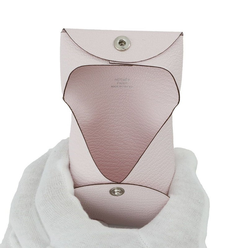 エルメス コインケース バスティア ローズダーリン シェブルミゾル W刻印 HERMES 小銭入れ