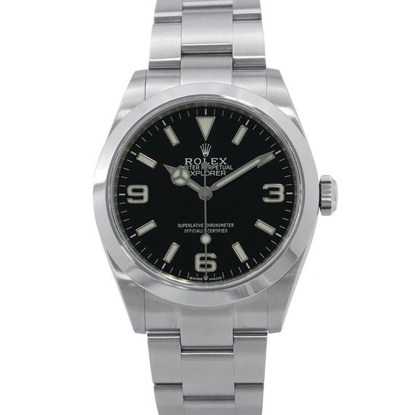 ロレックス エクスプローラー1 40 ランダムシリアル ルーレット 224270 ROLEX 腕時計 黒文字盤