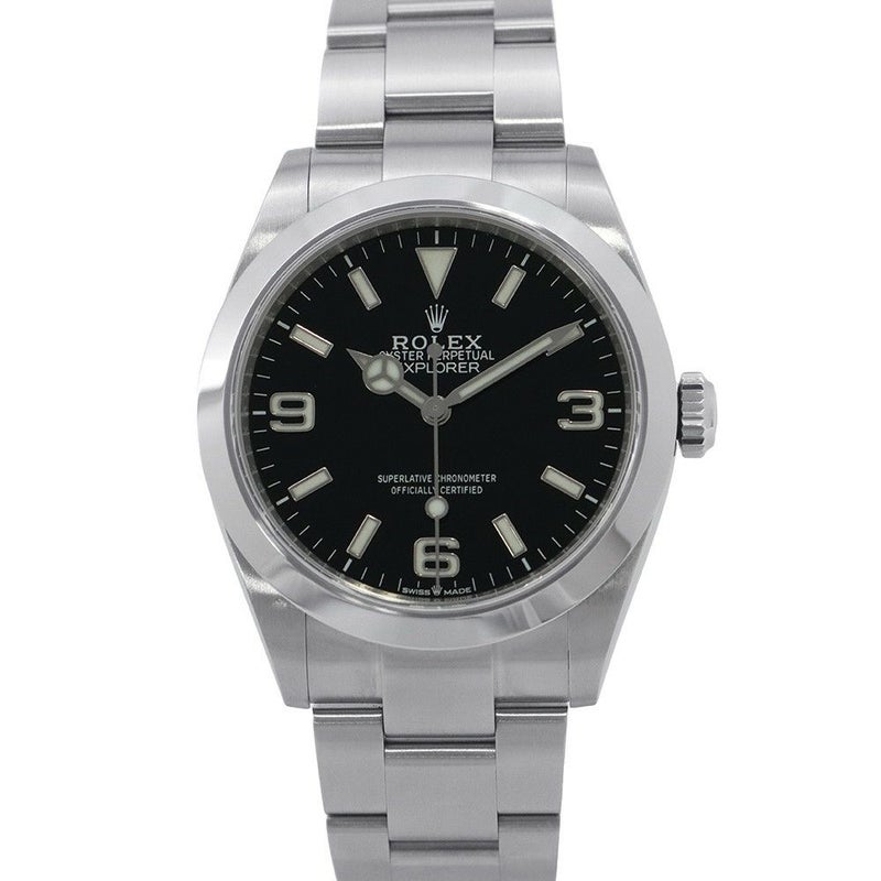 ロレックス エクスプローラー1 40 ランダムシリアル ルーレット 224270 ROLEX 腕時計 黒文字盤