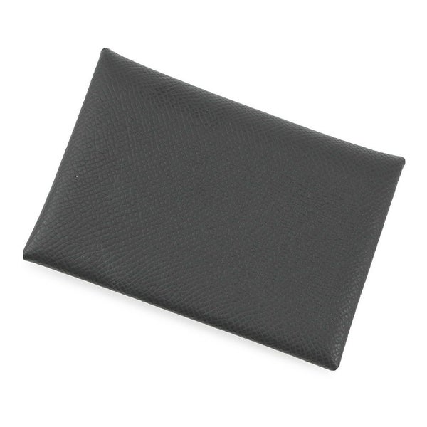 エルメス コインケース カルヴィ デュオ ヴェールマングローブ/シルバー金具 エプソン W刻印 財布