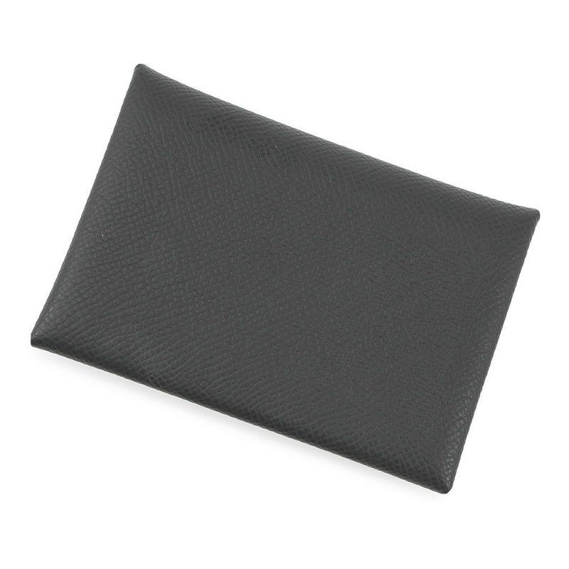 エルメス コインケース カルヴィ デュオ ヴェールマングローブ/シルバー金具 エプソン W刻印 財布