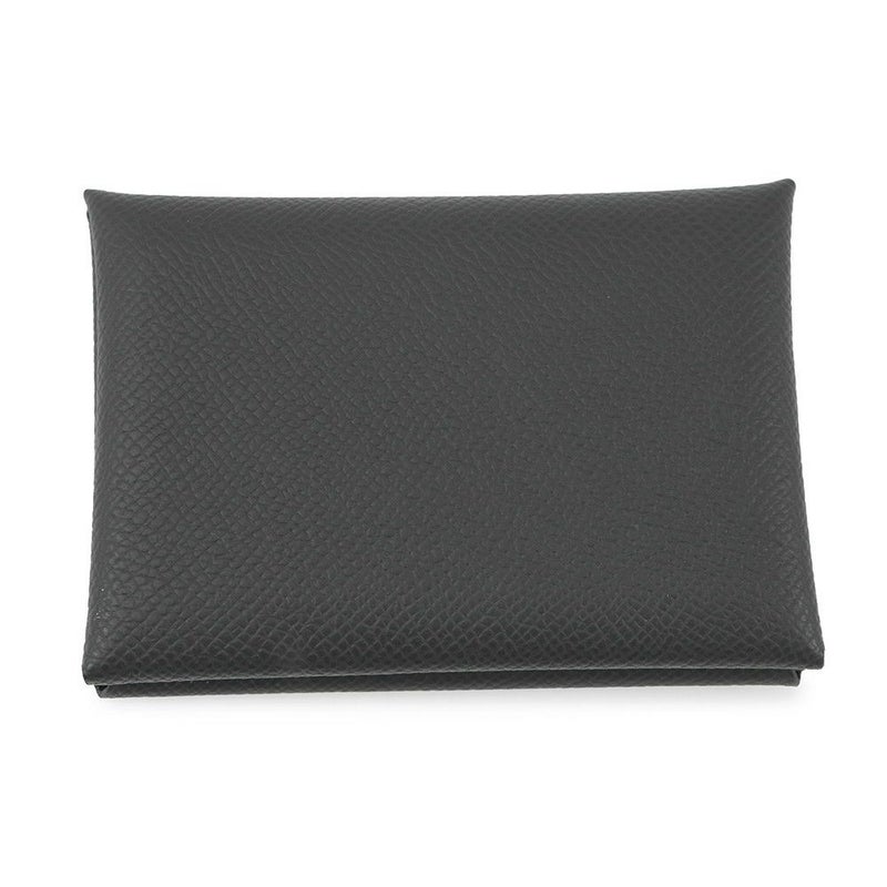 エルメス コインケース カルヴィ デュオ ヴェールマングローブ/シルバー金具 エプソン W刻印 財布