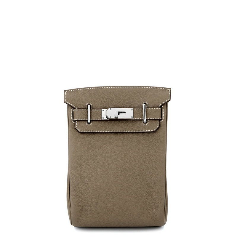 エルメス ボディバッグ ケリー アッカドPM エトゥープ/シルバー金具 トゴ W刻印 HERMES メンズ