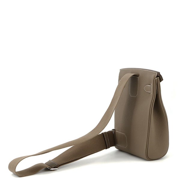 エルメス ボディバッグ ケリー アッカドPM エトゥープ/シルバー金具 トゴ W刻印 HERMES メンズ