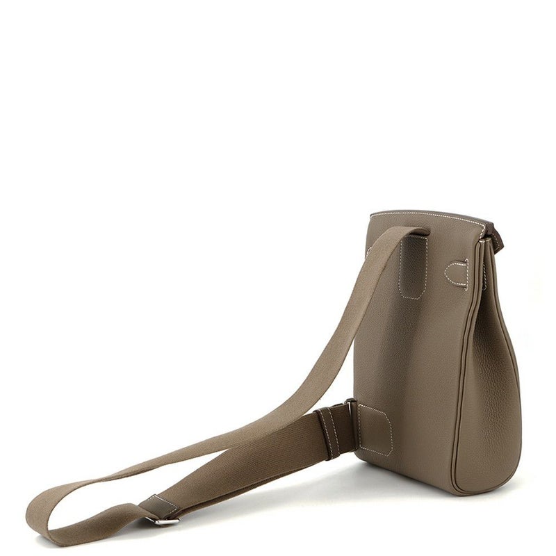 エルメス ボディバッグ ケリー アッカドPM エトゥープ/シルバー金具 トゴ W刻印 HERMES メンズ