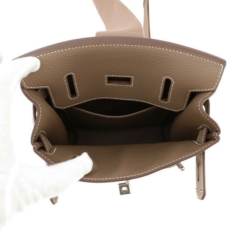 エルメス ボディバッグ ケリー アッカドPM エトゥープ/シルバー金具 トゴ W刻印 HERMES メンズ