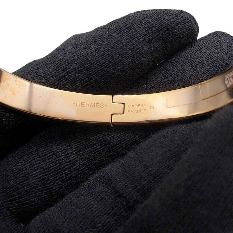 エルメス ブレスレット シェーヌダンクル ミニクリック PM マロングラッセ/ピンクゴールド金具