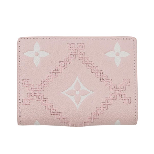 ルイヴィトン 二つ折り財布 モノグラム・アンプラント ブロデリー ポルトフォイユ・クレア M81212 LOUIS VUITTON