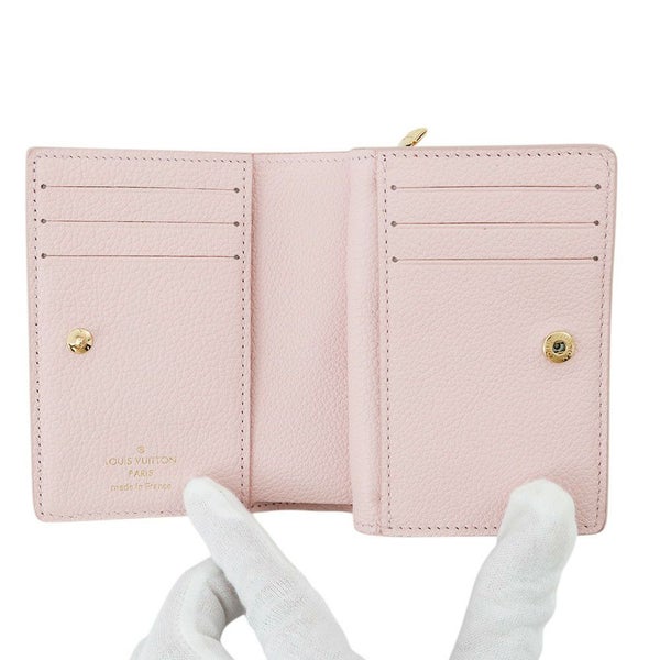 ルイヴィトン 二つ折り財布 モノグラム・アンプラント ブロデリー ポルトフォイユ・クレア M81212 LOUIS VUITTON