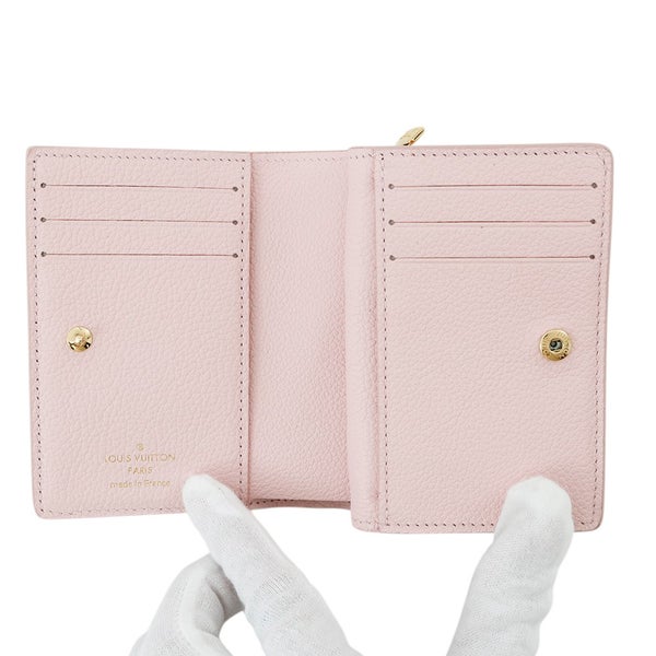 ルイヴィトン 二つ折り財布 モノグラム・アンプラント ブロデリー ポルトフォイユ・クレア M81212 LOUIS VUITTON