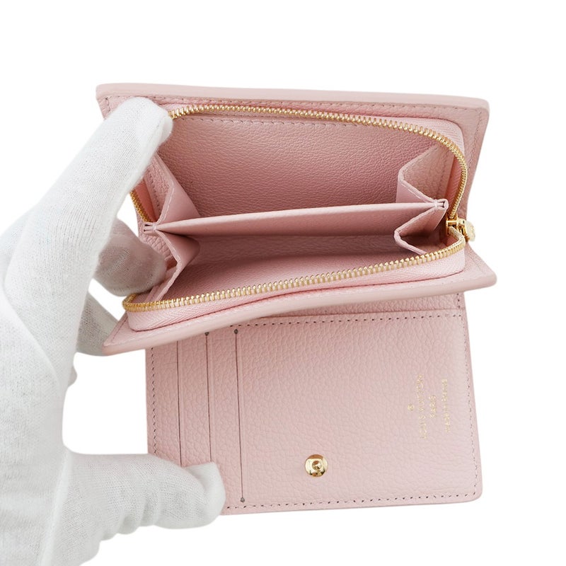ルイヴィトン 二つ折り財布 モノグラム・アンプラント ブロデリー ポルトフォイユ・クレア M81212 LOUIS VUITTON