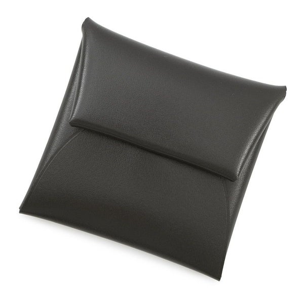 エルメス コインケース バスティア グラファイト ボックスカーフ K刻印 HERMES 小銭入れ