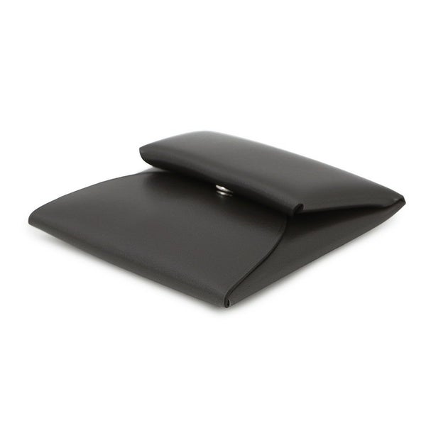 エルメス コインケース バスティア グラファイト ボックスカーフ K刻印 HERMES 小銭入れ