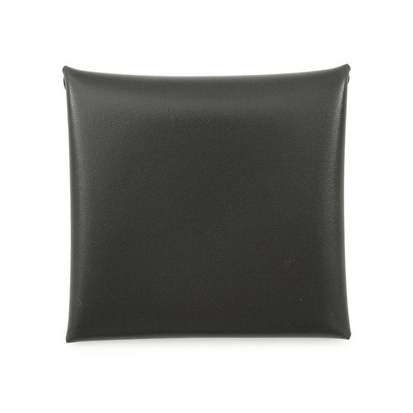 エルメス コインケース バスティア グラファイト ボックスカーフ K刻印 HERMES 小銭入れ