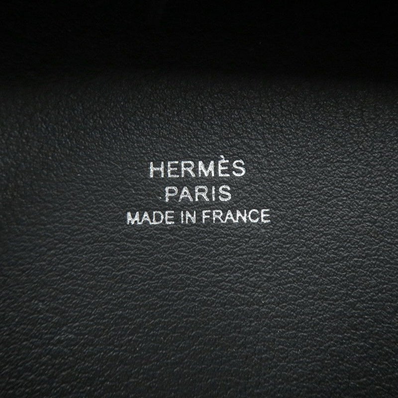 エルメス コインケース バスティア グラファイト ボックスカーフ K刻印 HERMES 小銭入れ