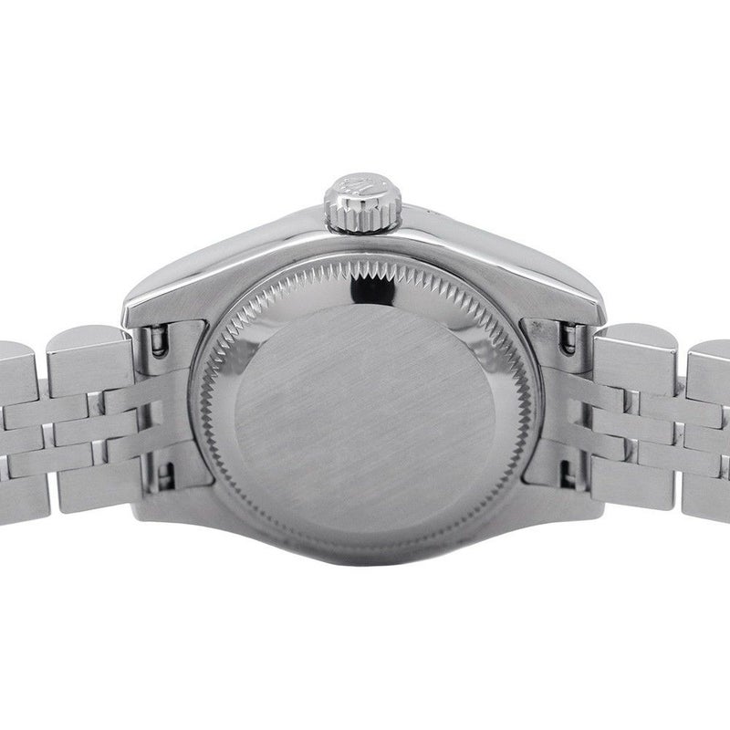 ロレックス デイトジャスト26 SS/K18WGホワイトゴールド 10Pダイヤ 179174G 腕時計 ピンクゴールドクリスタル文字盤