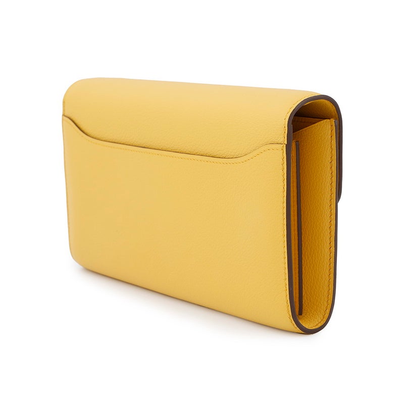 エルメス 長財布 コンスタンス トゥーゴー ロング サン/シルバー金具 エバーカラー W刻印 財布