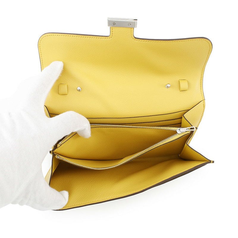 エルメス 長財布 コンスタンス トゥーゴー ロング サン/シルバー金具 エバーカラー W刻印 財布