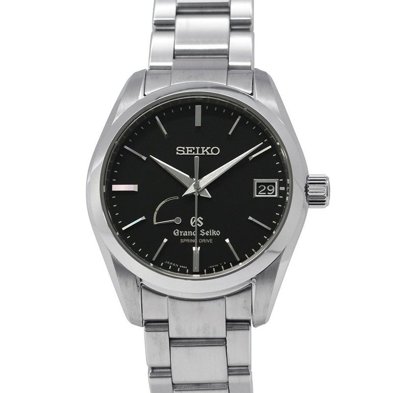 セイコー グランドセイコー スプリングドライブ パワーリザーブ マスターショップ限定 SBGA085  黒文字盤