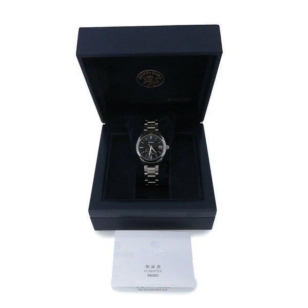 セイコー グランドセイコー スプリングドライブ パワーリザーブ マスターショップ限定 SBGA085  黒文字盤