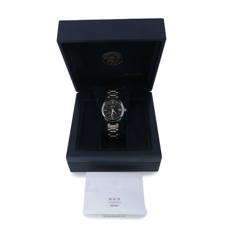 セイコー グランドセイコー スプリングドライブ パワーリザーブ マスターショップ限定 SBGA085  黒文字盤