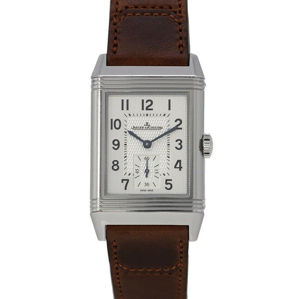 ジャガールクルト レベルソ クラシック ラージ スモールセコンド Q3858522 JAEGER-LECOULTRE シルバー文字盤