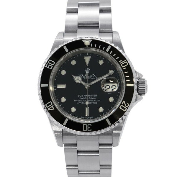 ロレックス サブマリーナ デイト F番 16610 ROLEX 腕時計 黒文字盤