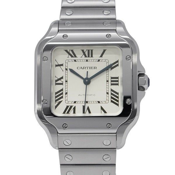 カルティエ サントス ドゥ カルティエ MM WSSA0029 Cartier 腕時計 シルバー文字盤