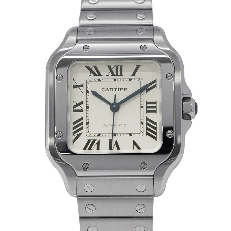 カルティエ サントス ドゥ カルティエ MM WSSA0029 Cartier 腕時計 シルバー文字盤
