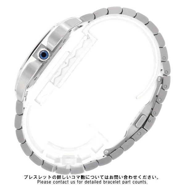 カルティエ サントス ドゥ カルティエ MM WSSA0029 Cartier 腕時計 シルバー文字盤