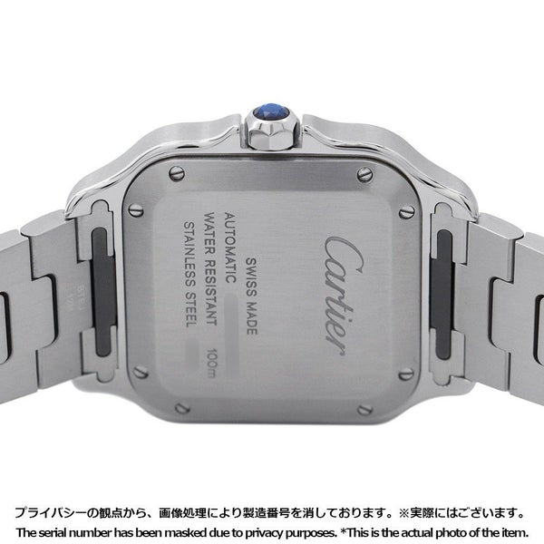 カルティエ サントス ドゥ カルティエ MM WSSA0029 Cartier 腕時計 シルバー文字盤