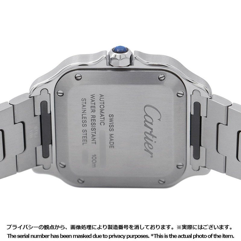 カルティエ サントス ドゥ カルティエ MM WSSA0029 Cartier 腕時計 シルバー文字盤