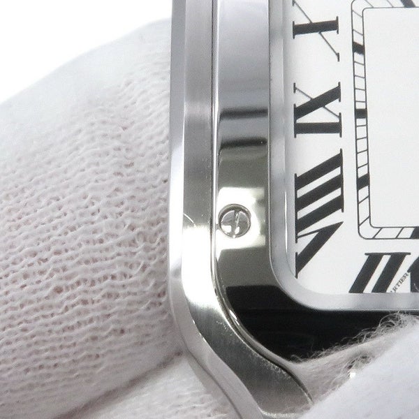 カルティエ サントス ドゥ カルティエ MM WSSA0029 Cartier 腕時計 シルバー文字盤
