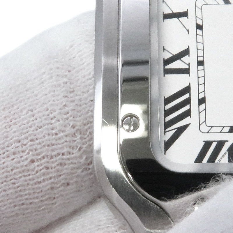 カルティエ サントス ドゥ カルティエ MM WSSA0029 Cartier 腕時計 シルバー文字盤