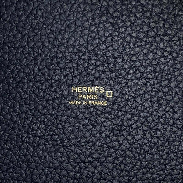 エルメス ピコタンロックPM タッチ ブルーニュイ/ブルーサフィール/トリヨンクレマンス/アリゲーターマット Z刻印