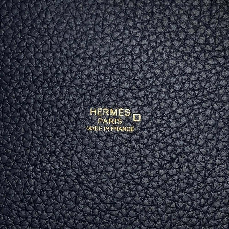 エルメス ピコタンロックPM タッチ ブルーニュイ/ブルーサフィール/トリヨンクレマンス/アリゲーターマット Z刻印