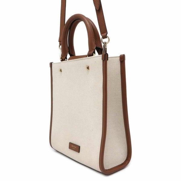 ジミーチュウ ハンドバッグ ヴァレンヌ ミニトート キャンバス JIMMY CHOO 2wayショルダーバッグ