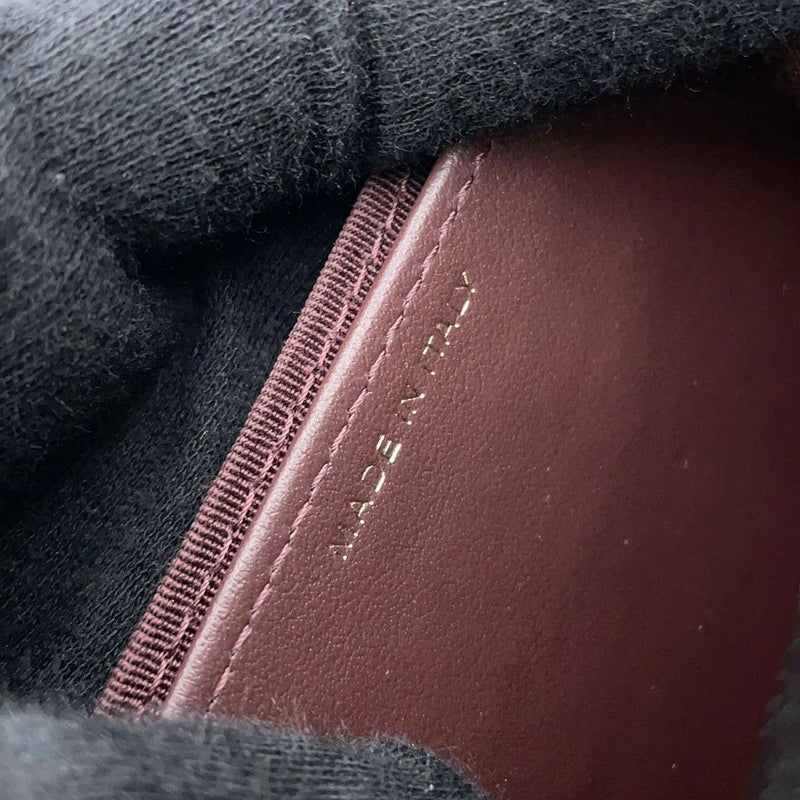 シャネル ミニチェーンウォレット カードケース マトラッセ ココマーク キャビアスキン AP0238 CHANEL 財布 黒