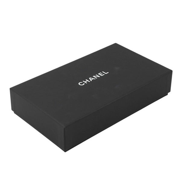 シャネル ミニチェーンウォレット カードケース マトラッセ ココマーク キャビアスキン AP0238 CHANEL 財布 黒