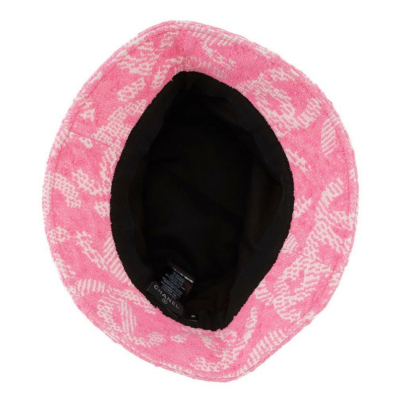 シャネル バケットハット ツイード ココマーク サイズM AA9768 CHANEL