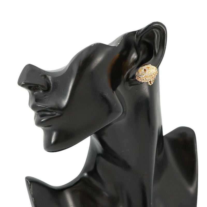 シャネル イヤリング ココマーク 貝殻 ストラス G23C CHANEL ラインストーン アクセサリー