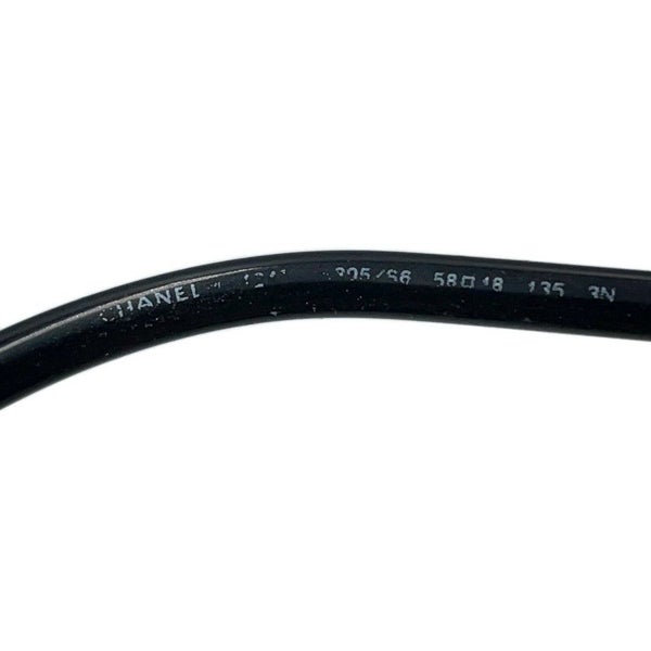 シャネル サングラス ラウンド シェイプ アイウェア 4245 CHANEL チェーン 黒